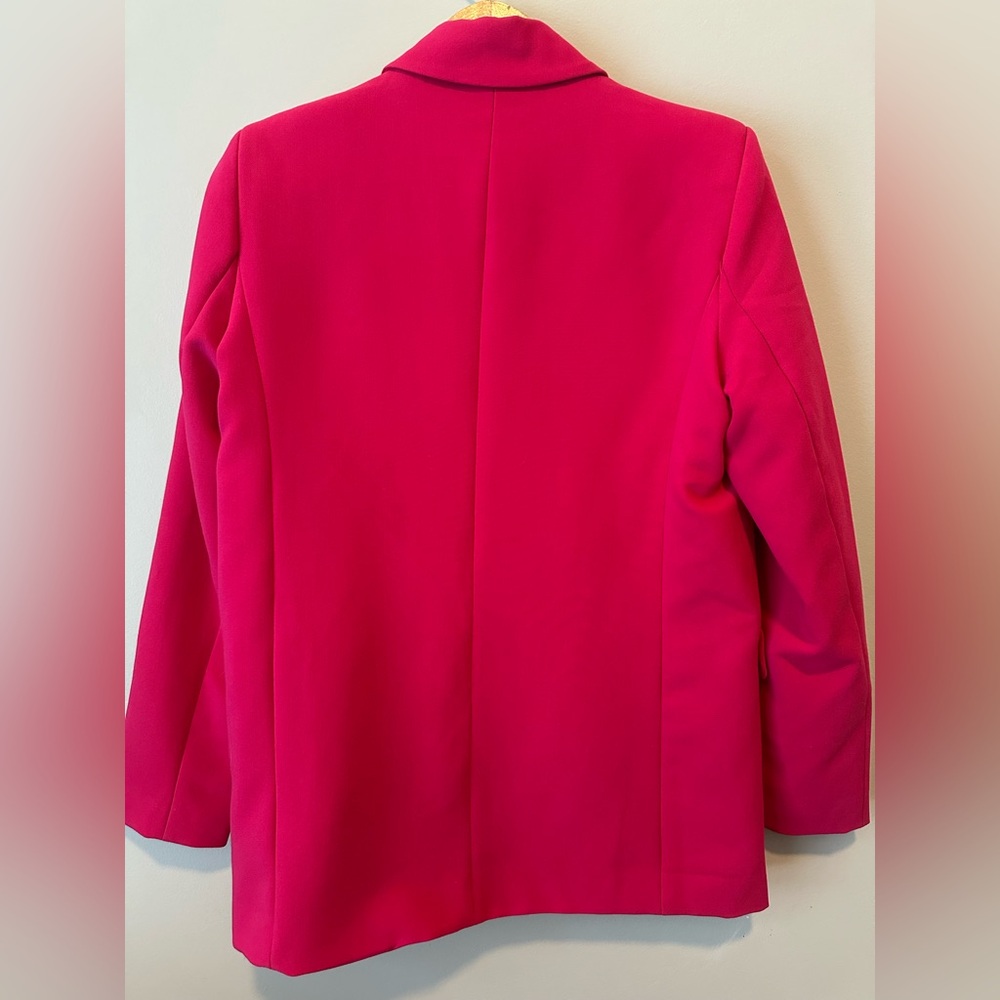Abercrombie & Fitch Fuchsia Blazer. Women’s size Medium - Picture 4 of 4
